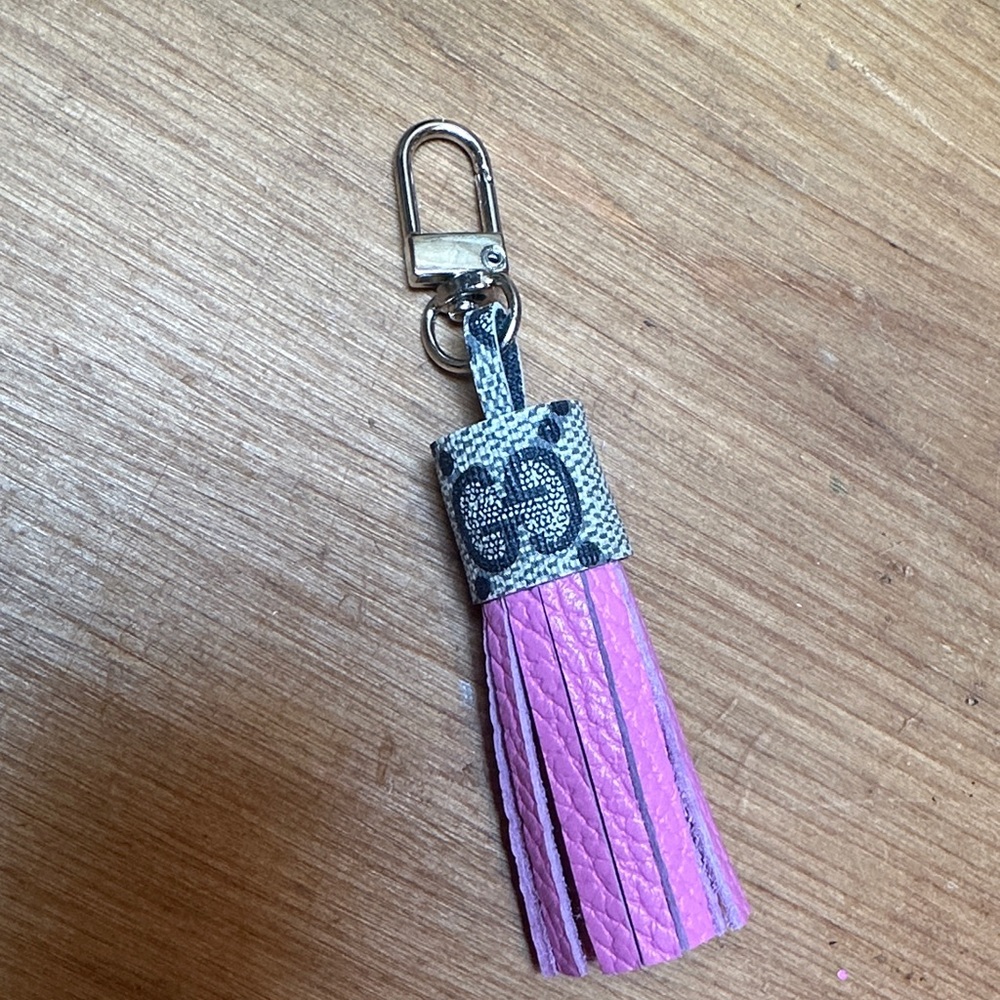 Handmade mini luxury tassel keychain